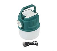 Solar Camping Lantern Rechargeable with LED Torch Zoom Function | 4 Modes Bright Strobe Long-Range | USB Charging | Hanging Hook for Outdoor Camping Hiking(C50 green)