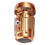 Solar Camping Lantern with Fan,Rechargeable Camping Fans Charging for Phone, Battery Operated Light for Hurricane Power Outage Tent Emergency Camping Gear Must Haves