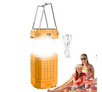 Solar Camping Light, Hanging Lamp with Crank - USB Rechargeable Solar LED Light for Outdoor | for Garden, Yard, Backyard, Patio, Hiking, Climbing, Beach, Barbecue, Rep