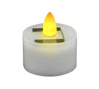 Solar Candles Outdoor,Flameless LED Tea Lights | Flameless Lighting Supplies for Picnic Wild Survival Wedding Christmas Porch Garden Camping Event Planners Homeowners