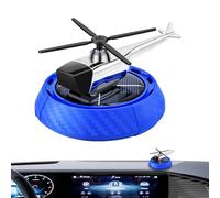 Solar Car Air Freshener - ABS+PC 10.5x4.8 cm | Solar Rotating Airplane Air Freshener | Long-Lasting Car Fragrance Diffuser with Aromatherapy Decoration for Vacation Workplace Home Beach