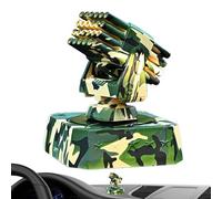 Solar Car Air Freshener, Car Air Freshener Diffuser, Automatic Car Air Freshener Fragrance Diffuser, Cannon Shaped Modern Fashion Odour Remover with Sea Fragrance for Dashboard, Console