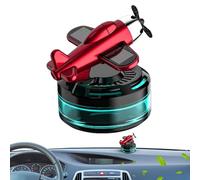 Solar Car Air Freshener Diffuser - Airplane Car Perfume Freshener, Aromatherapy, Rotating Dashboard Perfume, Fragrance Diffuser for Cars