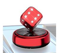 Solar Car Air Freshener - In-Dash Odor Eliminator, Dice Shaped Automotive Diffuser, Compact Car Accessory | Convenient Air Freshener for Truck, Minivan, Sedan
