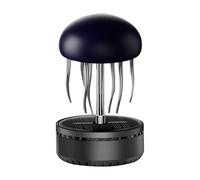 Solar Car Air Freshener, Jellyfish Shape Air Purifier, 4.72x2.95 Inches Powered Rotating Interior Accessories Perfume Decoration for Long Road, Camping, City Parking, Urban Driving and Beach Trips