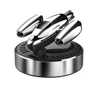 Solar Car Air Freshener Plane Shaped Solar Powered Rotating Deodorizer