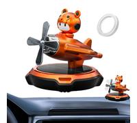 Solar Car Air Freshener,Rotating Automotive Air Purifier Cartoon Shape | Automotive Perfume Diffuser For Bedroom, Home