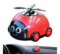 Solar Car Air Freshener, Rotating Car Perfume Diffuser, Decorative Car Perfume Scents, Helicopter Shape Vehicle Aromatherapy for Cars Interior Freshness, 2.76 x 3.15 x 2.17 Inches