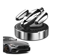 Solar Car Air Freshener Rotating - Fragrance Decoration Airplane,Solar Powered Rotating Deodorizer Freshener Odor Control Device for Vehicles Living Spaces
