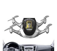 Solar Car Air Freshener, Rotating Helicopter Aromatherapy Diffuser, 7.68x5.91 inches Adorable Decorative Drone Car Interior Accessory for Automotive, Home, Bedroom