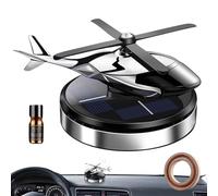 Solar Car Air Freshener, Rotating Helicopter | Creative Aromatherapy Diffuser 10.5x8.5x6cm 150g Weight Dashboard Ornament Sun Powered Perfect For Relieving Driving Fatigue