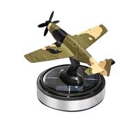 Solar Car Air Freshener: Rotating Plane Design Aromatherapy Diffuser, Solar Powered Car Perfume Decoration, Odor Purifier Oil Diffuser | Orn