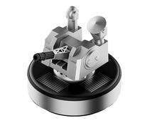 Solar Car Air Freshener, Scent Diffuser, Diffuser with Rotating Feature, High Performance Metal Freshener, Desktop Accessory with Cannon Design for Dashboard and Office