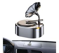 Solar Car Air Freshener, Solar Energy Fragrance for Dashboard, Fragrance Diffuser Rotating Phonograph Decor for Interior Dashboard Truck Home Studio Travel Car