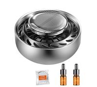 Solar Car Air Freshener - Ufo Car Oil Diffusers With Solar Rotation | Car Odor Eliminator And Creative Car Accessories, Interior Decorations, Perfume