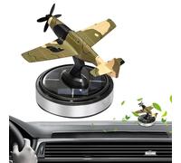 Solar Car Air Fresheners - Solar Powered Car Air Freshener, Airplane Style Car Fragrance | Rotating Solar Car Odor Diffuser, Hard Fresh Air Freshener