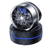 Solar Car Aromatherapy - 170g Rotating Diffuser | Alloy Interior Air Freshener, Automatic Swivel Wheel Design With Natural Oils, Fashionable Dashboard Decoration For Most Vehicles