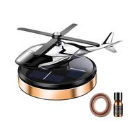 Solar Car Aromatherapy Diffuser, Helicopter Style Sun Driven Diffuser, Rotating Solar Energy Car Air Freshener Per Long-Lasting Fragrance, Home Decoration
