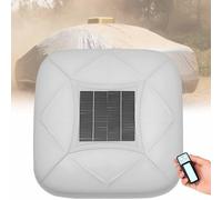 Solar Car Cover with Smart Remote Control, One-Button Automatic Retractable, All-Weather Protection, Anti-Theft Device, Fits Sedan, SUV, MPV - White-YXL