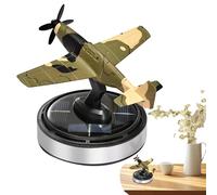 Solar Car Diffuser - Rotary Air Freshener Car Accessory | Airplane Shaped Solar Powered Interior Fragrance Stylish Dashboard Interior Decoration