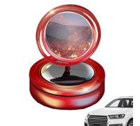 Solar Car Fragrance, Quicksand Aromatherapy Decoration, Rotating Solar Car Air Freshener, Compact Portable Perfume Diffuser, for Creative Auto Home Decor, and Odor Eliminator