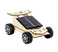 Solar Car Kit Science Project - Homemade Educational Games | Solar Powered Experiment Toys - for Boy Electric Birthday Holiday Party Home Outdoor Classroom School Crafts Race