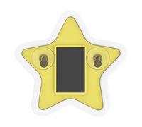Solar Car Light - 9.5x9.9cm Star Sensor Aid, Wireless Solar Sensor Control Star Decor | 20 LED Car Window Ambient Light | For Men Interior Exterior Dashboard Trunk Backseat Night Driving Party Wedding