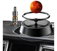 Solar Car Oil Diffuser - Aromatherapy Galaxy Spinner, Rotating Air Freshener | Decorative Scent Dispenser with Interstellar Orb Design for Vehicle Dashboard, Office Use or Home Relaxation, s