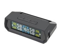 Solar Car Tire Pressure Monitoring System In Car Temperature Display Auto Security Alarm Systems Universal Multifunctional(Interior)