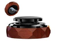 Solar Cars Fragrance: Solar Powered Car Air Freshener, Orange Scent Rotating Aromatherapy Diffuser | Home Dashboard Ornament, Sedans, Alloy & Design