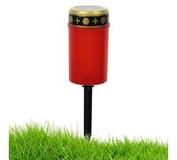 Solar Cemetery Light - ABS 9.25 Inch | Outdoor LED Light - IP65 Warm White Flashing Solar Powered Light Waterproof Dustproof Garden Memorial Decoration