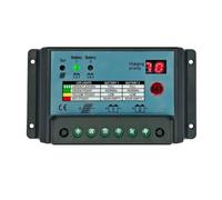 Solar Charge Controller, 12V 24V Dual Battery Solar Charge Controller 10A 20A 30A System Batteries Power Panel Regulator Charger(20A)