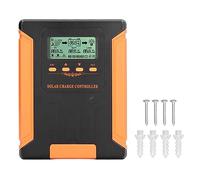 Solar Charge Controller 180V Input MPPT Intelligent Solar Regulator with LCD Display, Auto 12V 24V 36V 48V Battery Voltage Detection for Solar Panel System (60A)