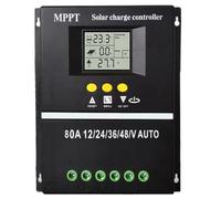 Solar Charge Controller - 2-USB-Port Solar Energy Controller with Seven Modes,Increase Power Conversion for Caravan, Villa, Street Lights