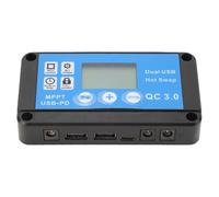 Solar Charge Controller - Charge Controller with LCD Display, Waterproof 12V-24V Inverter, Intelligent Solar Set with Adjustable Parameters, Set Tool for Automatic Battery Management System |