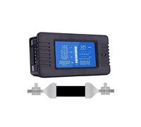 Solar Charge Controller DC 0-200V 100A/300A 9 in 1 LCD Digital Display Multimeter Battery Monitor Power Energy Impedance Resistance Voltmeter 24-96(PZEM015 300A Shunt)