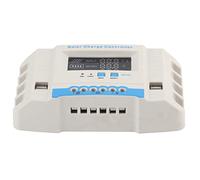 Solar Charge Controller LCD Display Functions Impact Panel Regulator for 12v 24v Voltage (30A)