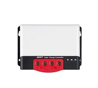Solar Charge Controller MPPT Solar Charge Controller 20A 30A 40A 50A Regulator 12V 24V for Max 1320W Input Lithium Battery with BT-2 RM-6 LCD(with Bluetooth,20A)
