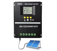Solar Charge Controller,Multi-Function Solar Controller with USB Ports | Renewable Energy Controllers for for Villa, Caravan, Yacht, Street Lights