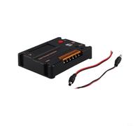 Solar Charge Controller Regulator 1224V 10A 20A with LCD Display USB 5V Output and Temperature Compensation for Solar Energy Systems (20A)
