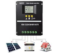 Solar Charge Controller, Solar Energy Controller with Adjustable Modes | Renewable Energy Regulator for Solar for Villa, Caravan, Yacht, Solar Street Lights, Solar
