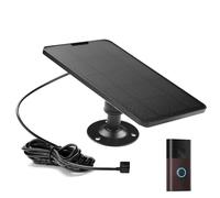 Solar Charger 5W Compatible with All-New Ring Solar Charger for Battery Doorbell (2024 release) ,Only for USB-C Port Video Doorbell (black)