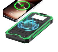 Solar Charger Battery Pack,Waterproof Survival USB Port | Wireless Phone Charging Solar Battery Bank | for Hiking Travel Fishing Camping Backpacking Music Festival Smartphone Camera Tablet