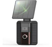 Solar Charger Compatible for Video Doorbell (2020 Release), QIBOX Adjustable Solar Panel Mount, Efficient Solar Charger for Doorbell Camera