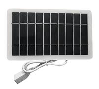 Solar Charger for Waterproof Battery 2W High Efficiency | Solar Charger for Phone and Tablet for Hiking Trekking Climbing Outdoor Survival