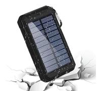Solar Charger - Portable Energy Bank Panel, Fast Charging Usb Output | High Capacity Battery Pack, Waterproof Travel Device for Camping Hiking Catastrophe Phone Tablet Outdoor Energy Backup Charging