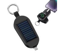 Solar Charger - Portable Solar Powier Bank | Wireless Poiwer Bank | Powier Banks Keiychain Suitable For Outdoor Travel, Emergiency Charging, And On-the-Go Device Powers Supply