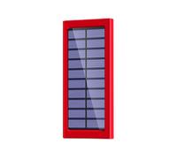Solar Charger Power Bank - 10000mAh Fast Charging Battery, ABS Waterproof External Power Pack, Portable Backup Device with duall USB Output | Compact Energy Source for Camping, Hiking, Travel, Outdoor