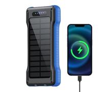 Solar Charger Power Bank 10000mAh Outdoor Waterproof Battery Pack