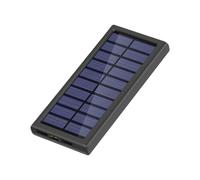 Solar Charger Power Bank, Mobile Phone Battery Pack, 10000mAh Portable External Backup, Double USB Output, 1PC, for Outdoor Hiking, Travel, Camping, Home Use More